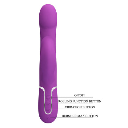 Pretty Love Twinkled Tenderness Rolling Rabbit Vibrator - Falin
