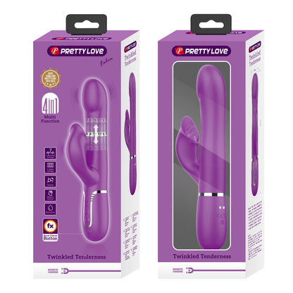 Pretty Love Twinkled Tenderness Rolling Rabbit Vibrator - Falin