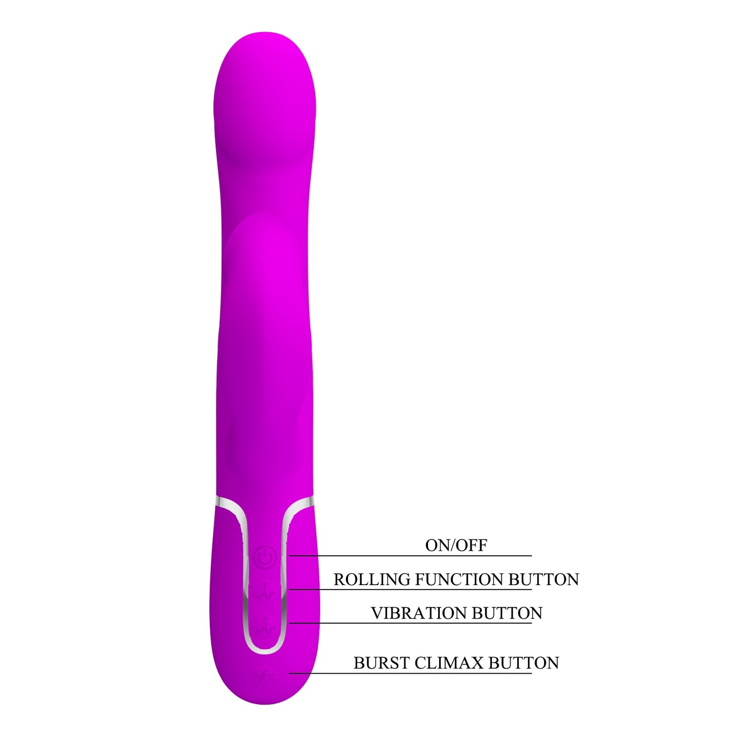 Pretty Love Twinkled Tenderness Rolling Rabbit Vibrator - Falin