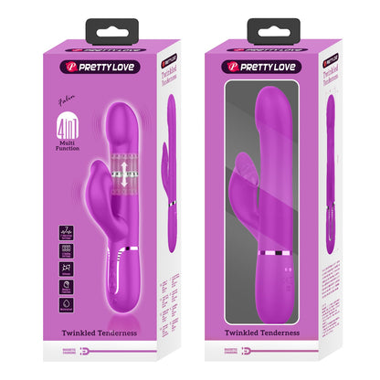 Pretty Love Twinkled Tenderness Rolling Rabbit Vibrator - Falin