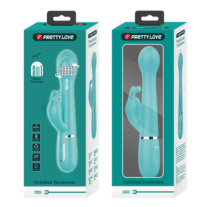 Pretty Love Twinkled Tenderness Thrusting & Rotating Rabbit Vibrator - Dejon