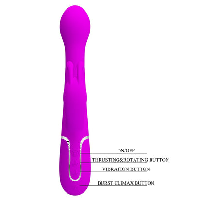 Pretty Love Twinkled Tenderness Thrusting & Rotating Vibrator - Dejon