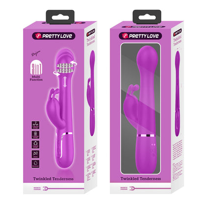 Pretty Love Twinkled Tenderness Thrusting & Rotating Vibrator - Dejon