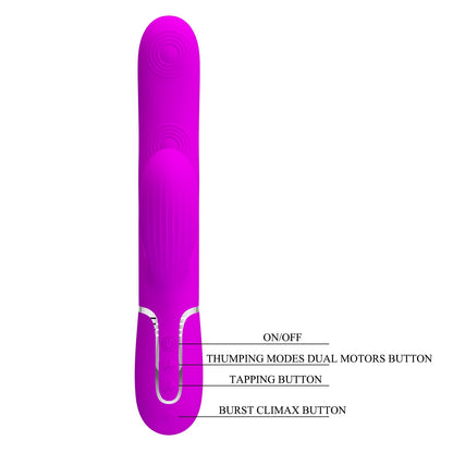 Pretty Love Twinkled Tenderness Thumping Rabbit Vibrator - Perdita