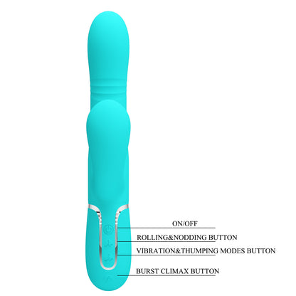 Pretty Love Mariana Thumping & Nodding Vibrating Rabbit Vibrator