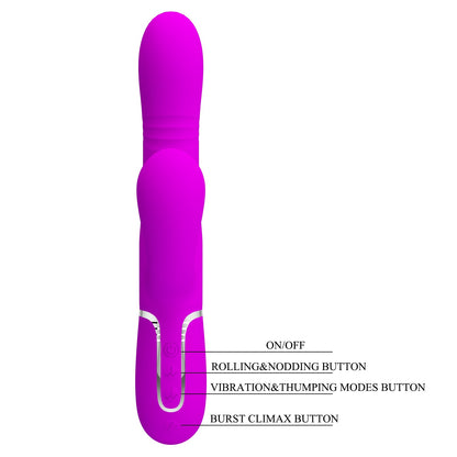 Pretty Love Twinkled Tenderness Thumping Rabbit Vibrator - Mariana