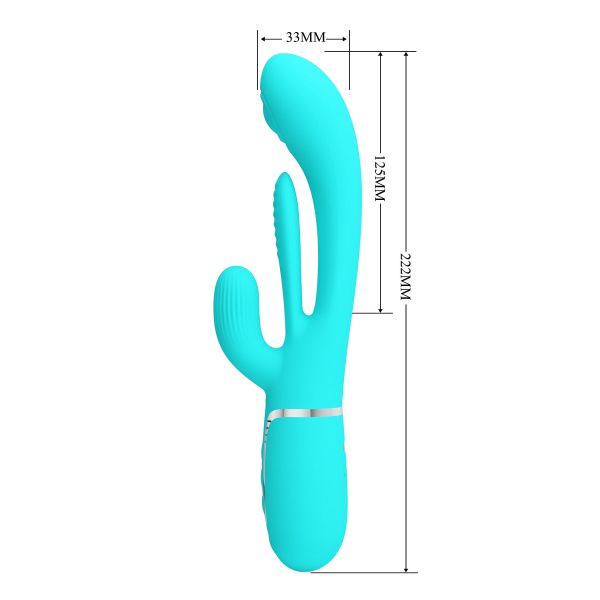 Pretty Love Twinkled Tenderness Thumping & Licking Rabbit Vibrator - Shania