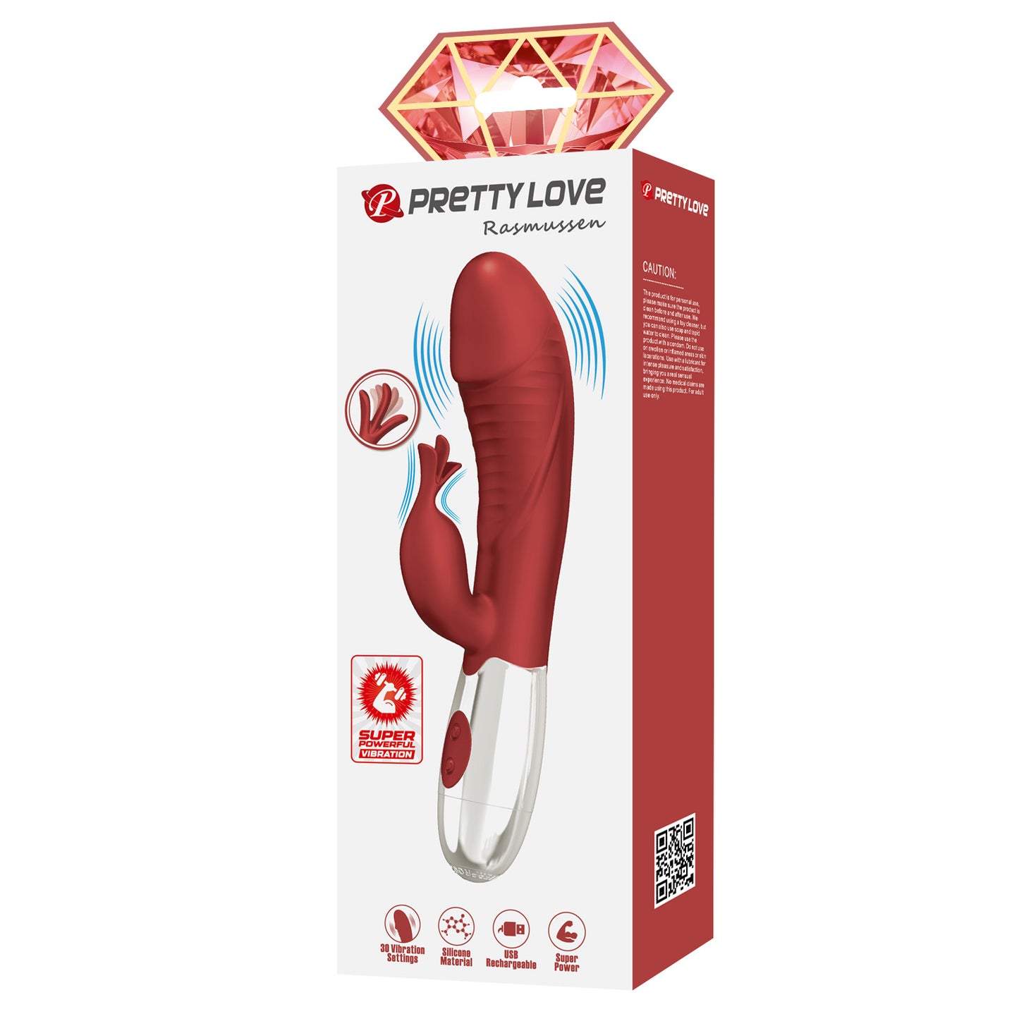 Pretty Love Rasmussen G-Spot Rabbit Vibrator