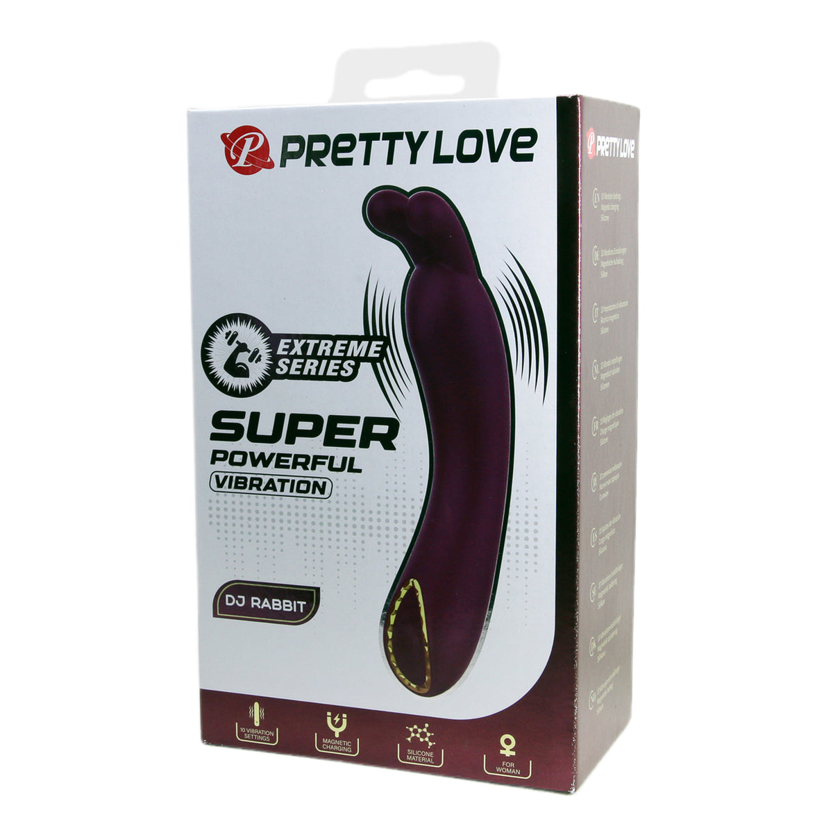Pretty Love Getze Super Powerful Vibrating G-Spot Rabbit Vibrator - Extreme Series