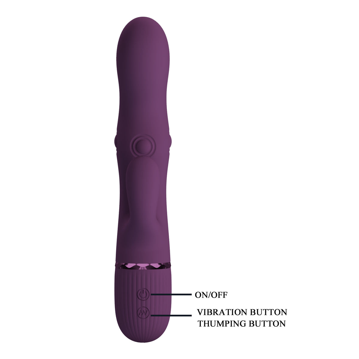 Pretty Love Zach Four Side Thumping Rabbit Vibrator