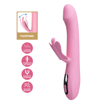 Pretty Love Tapping & Vibrating Rabbit LED Display