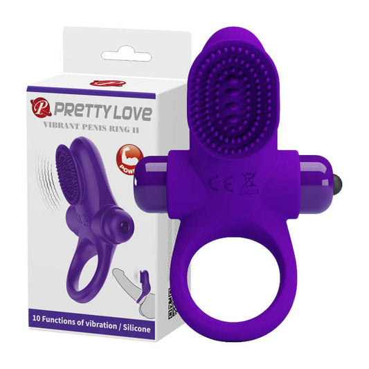 Pretty Love by Baile Vibrant Penis Ring II - Purple