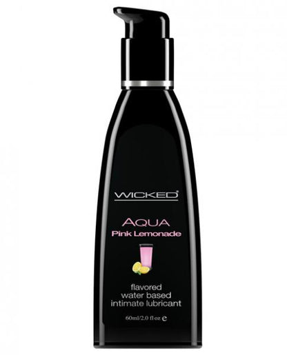 Wicked Aqua Flavoured Water Based Intimate Lubricant 120 ml - Pink Lemonade