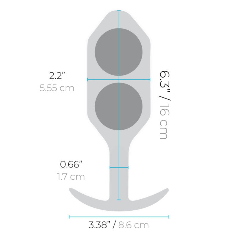 b-Vibe Weighted Snug Plug 6