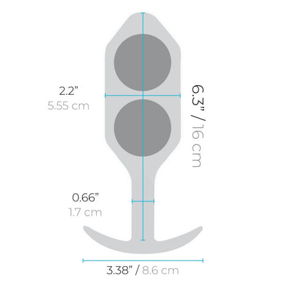 b-Vibe Weighted Snug Plug 6