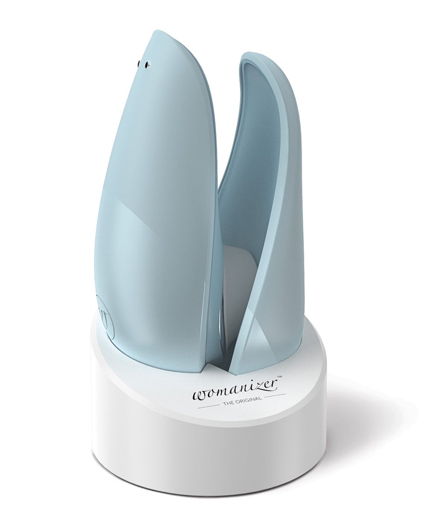 Womanizer Liberty Rechargeable Clitoral Stimulator - Pastel Blue