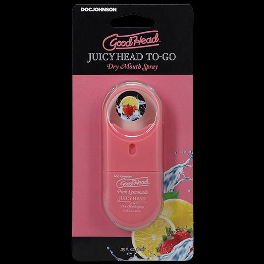 Doc Johnson GoodHead Juicy Head Dry Mouth Spray 9ml - Pink Lemonade