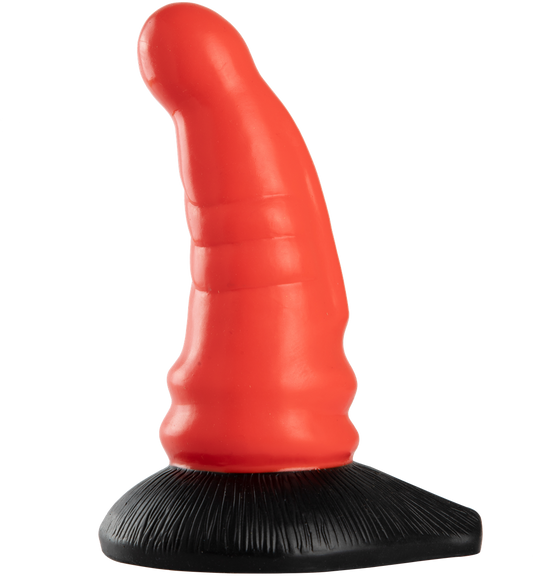 H008 Devil Dick 8'' Anal Dildo with Suction Cup - Red