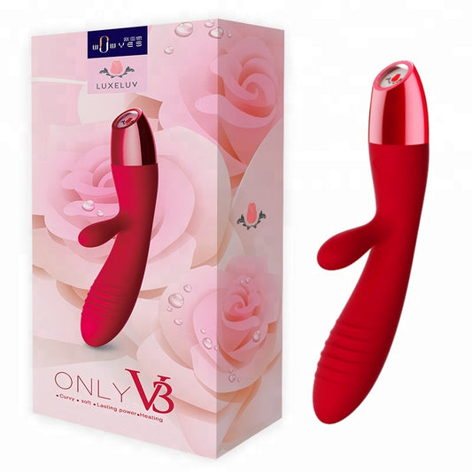 WowYes Luxeluv Only V3 Rechargeable Heating Rabbit Vibrator