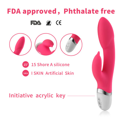 WowYes Luxeluv Kiss of Sea Rechargeable Dolphin Vibrator