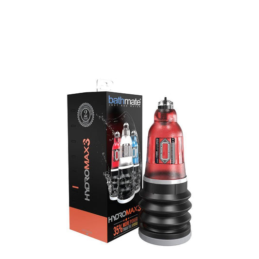 Bathmate Hydromax3 Penis Pump - Brilliant Red