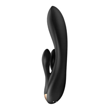 Satisfyer Rechargeable Double Flex Rabbit Vibrator with App Control - Black