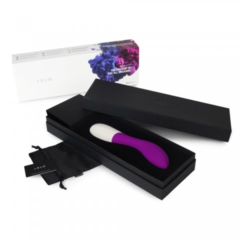 Lelo MONA Wave Deluxe Rechargeable G-Spot Vibrator - Deep Rose