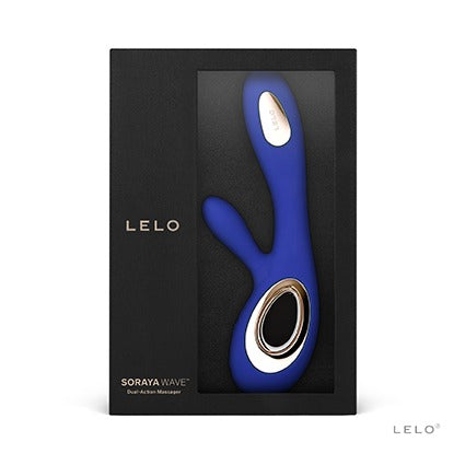 Lelo SORAYA Wave Rabbit Vibrator - Midnight Blue