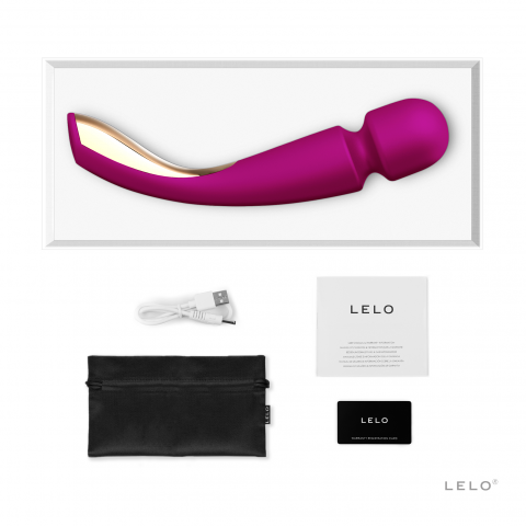 Lelo SMART WAND 2 Large Massager - Deep Rose