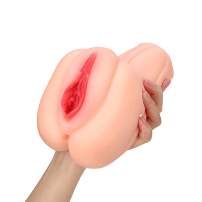 Realistic Stroker Pussy Handheld Masturbator - Light