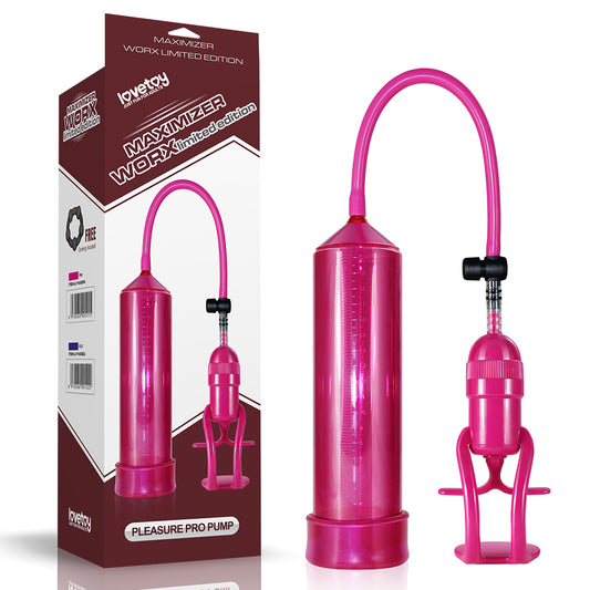 Lovetoy Products Maximizer Worx Limited Edition Pleasure Pro Pump - Pink