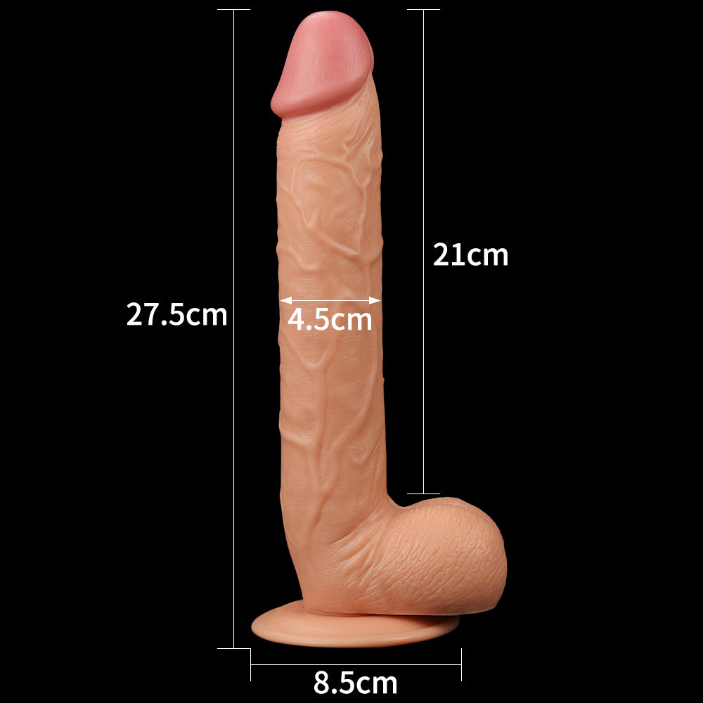 Lovetoy Products 10" Legendary King Sized Extra Thick Realistic Dildo - Light