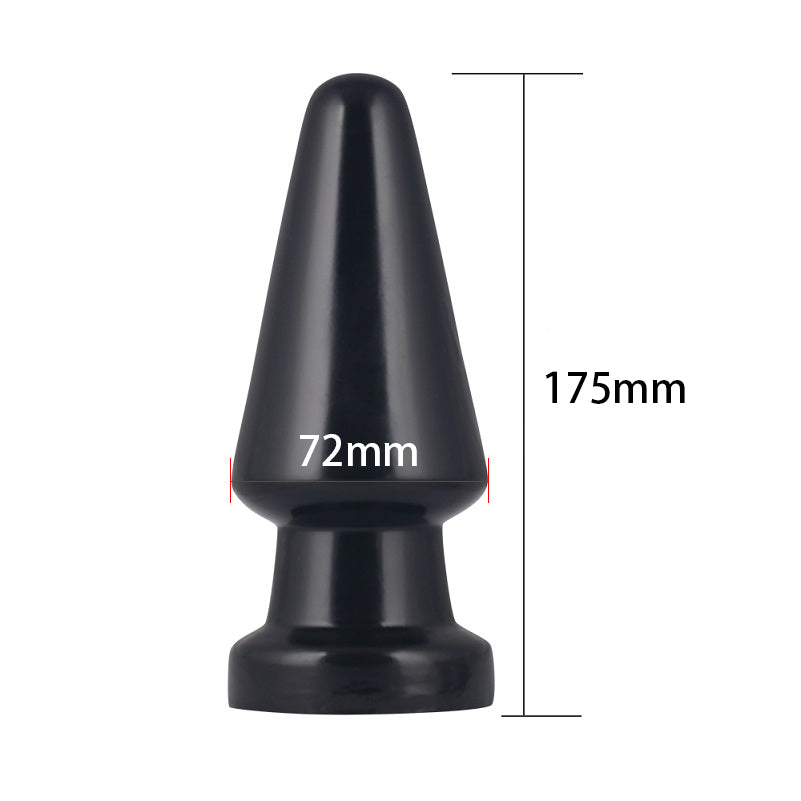 Lovetoy Products 7'' King Sized Anal Shocker Butt Plug - Black