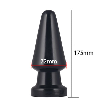 Lovetoy Products 7'' King Sized Anal Shocker Butt Plug - Black