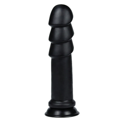 Lovetoy Products 11.25" King Sized Anal Ripples Butt Plug - Black