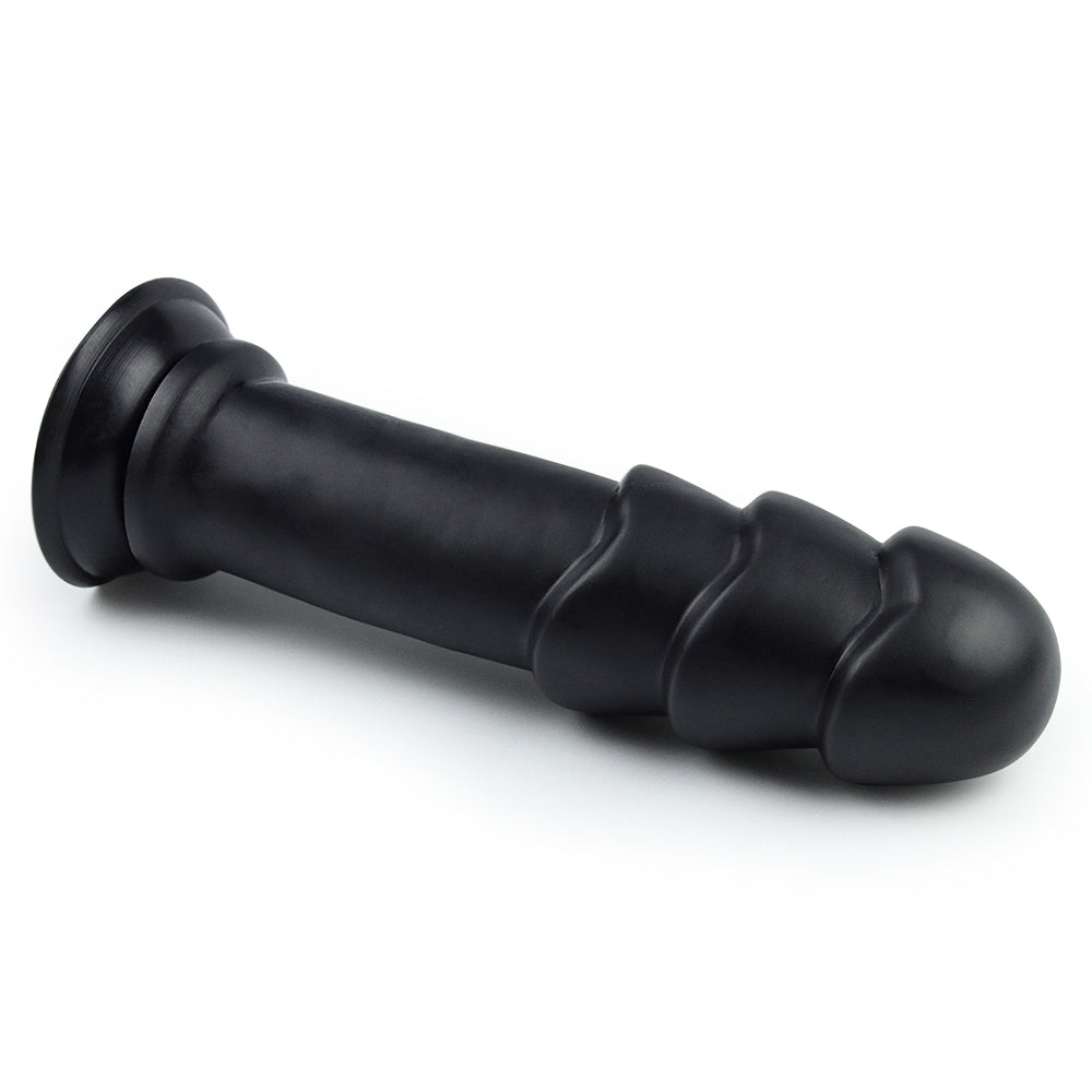 Lovetoy Products 11.25" King Sized Anal Ripples Butt Plug - Black