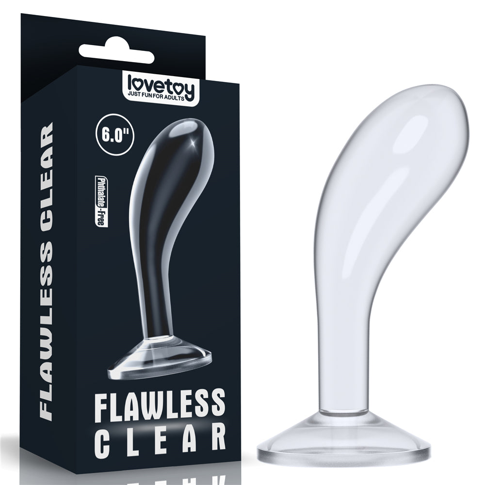 Lovetoy Products Flawless Clear 6" Prostate Plug