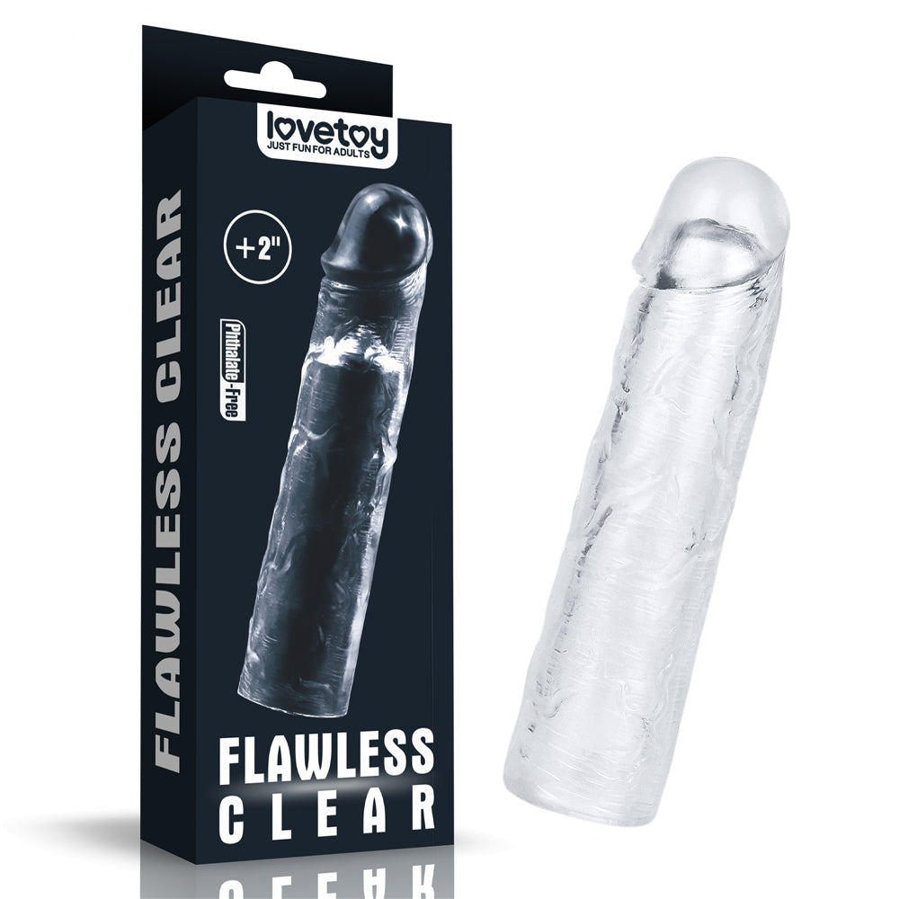 Lovetoy Products Flawless Clear +2" Penis Extension