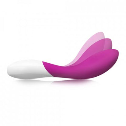 Lelo MONA Wave Deluxe Rechargeable G-Spot Vibrator - Deep Rose