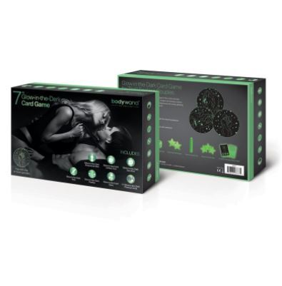 Bodywand Couples Kit 7 Piece Glow in the Dark Card Game