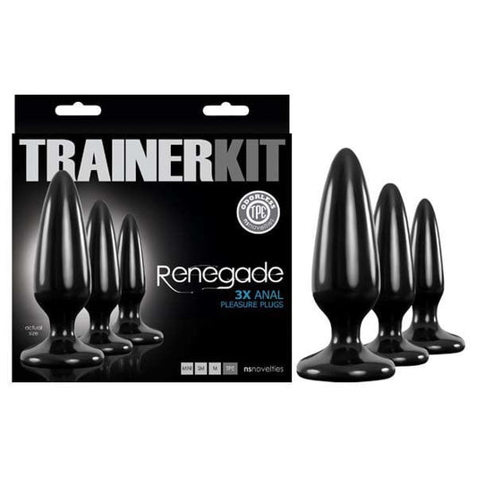 NS Novelties Renegade 3x Anal Pleasure Plugs Trainer Kit