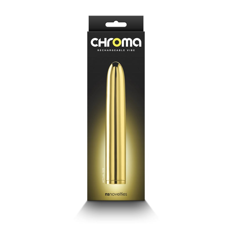 NS Novelties Chroma Rechargeable Vibe - Gold