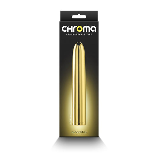 NS Novelties Chroma Rechargeable Vibe - Gold