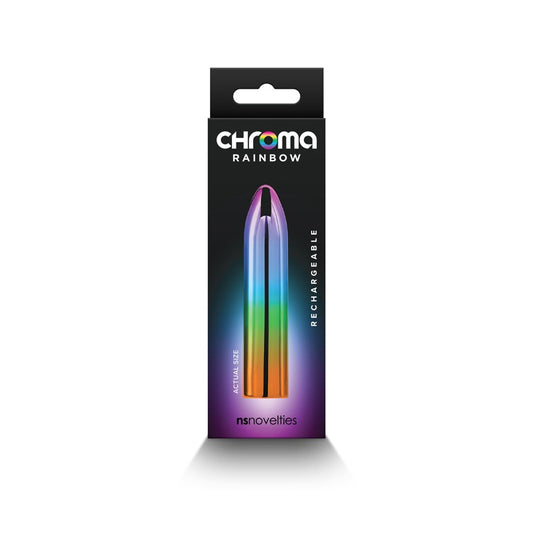 NS Novelties Chroma Rainbow Rechargeable Bullet - Medium