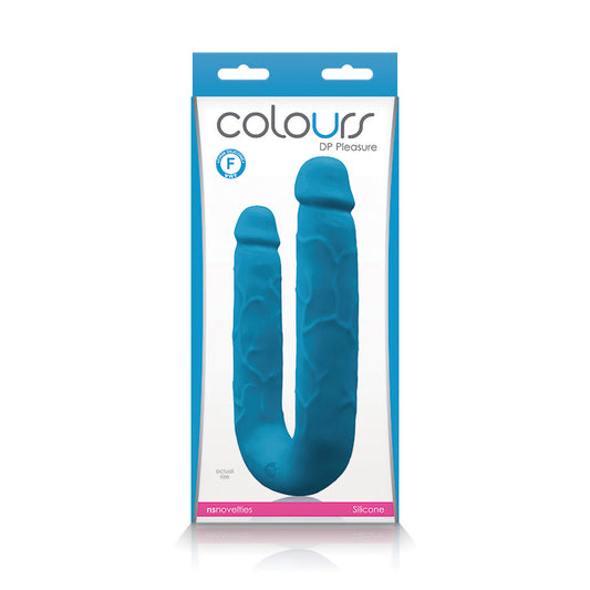 NS Novelties Colours DP Pleasures Double Dong - Blue