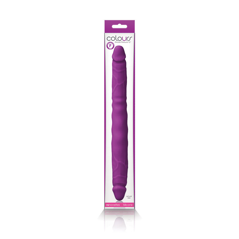 NS Novelties Colours Double Pleasures 12" Double Dong - Purple