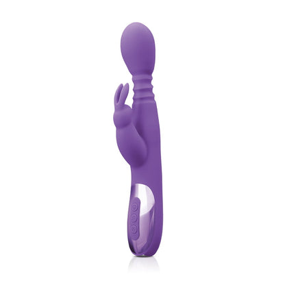 NS Novelties INYA Revolve Rechargeable Thrusting Rabbit Vibrator - Purple