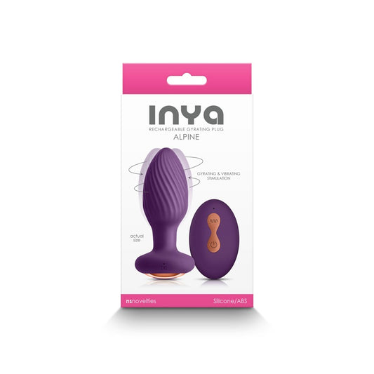 NS Novelties INYA Alpine Rechargeable Gyrating Plug - Purple