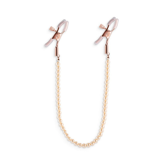 NS Novelties DC1 Bound Nipple Clamps - Rose Gold