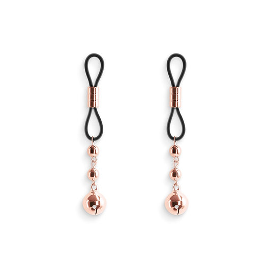 NS Novelties D1 Bound Nipple Clamps - Rose Gold